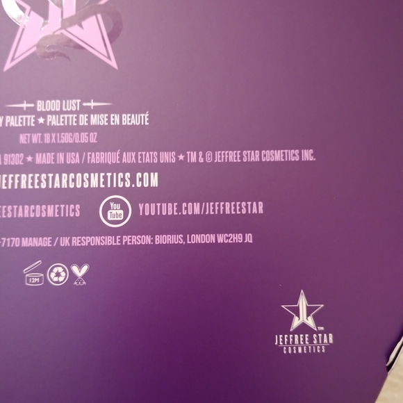 💜FIRM! NWT JEFFREE STAR BLOOD LUST EYESHADOW PALETTE (LAST ONE AVAILABLE) - Picture 13 of 14